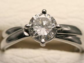 1.0ct以上のダイヤモンド立て爪リングをおしゃれなデザインリングにしたい